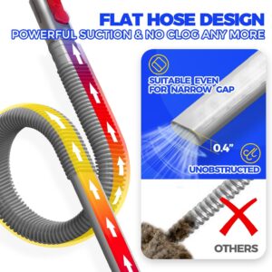 Dryer Vent Cleaner Kit, Dryer Lint Vacuum Attachment, Lint Remover Compatible with Dyson V7 V8 V10 V11 V12 V15 etc. Cordless Vacuum Cleaner, Grey - Image 4