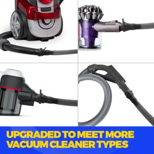 Upgraded Dryer Vent Cleaner kit, 2 Pieces Dryer Lint Vacuum Attachment Fit for Most Vacuum Cleaner, Flexible Lint Remover Cleaning Brush, Black - Image 2