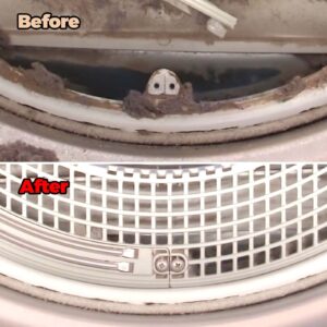 Clothes Dryer Lint Vent Trap Cleaner Brush, Flexible lint Remover, Long Coil Brush for Refrigerator - Image 4