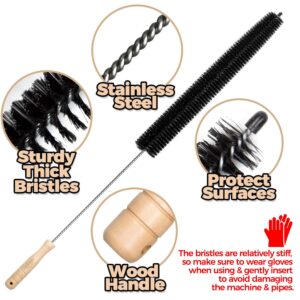 2 Pack Dryer Vent Cleaner Kit Clothes Dryer Lint Brush Vent Trap Cleaner Home Essentials Long Flexible Vacuum Brush - Image 4