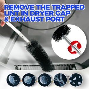 50 Feet Dryer Vent Cleaner Kit Lint Remover Flexible Dryer Vent Cleaning Brush Extends Up to 50 Feet - Image 4