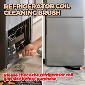 Dryer Vent Cleaner Kit 2 Pack Dryer Lint Brush Vent Trap Cleaner Long Flexible Refrigerator Coil Brush 27 Inch - Image 5