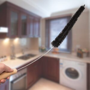Clothes Dryer Lint Vent Trap Cleaner Brush, Flexible lint Remover, Long Coil Brush for Refrigerator - Image 7